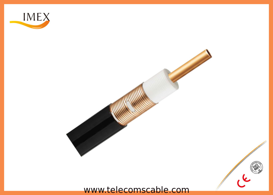 Low Frequency 11/4" Radiating Leaky Feeder Coaxial Cable, 50ohm