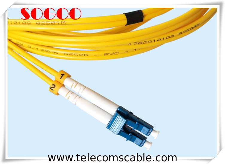 Outdoor LC To LC Fiber Optic Cable Assemblies 3m Simplex Duplex Optical