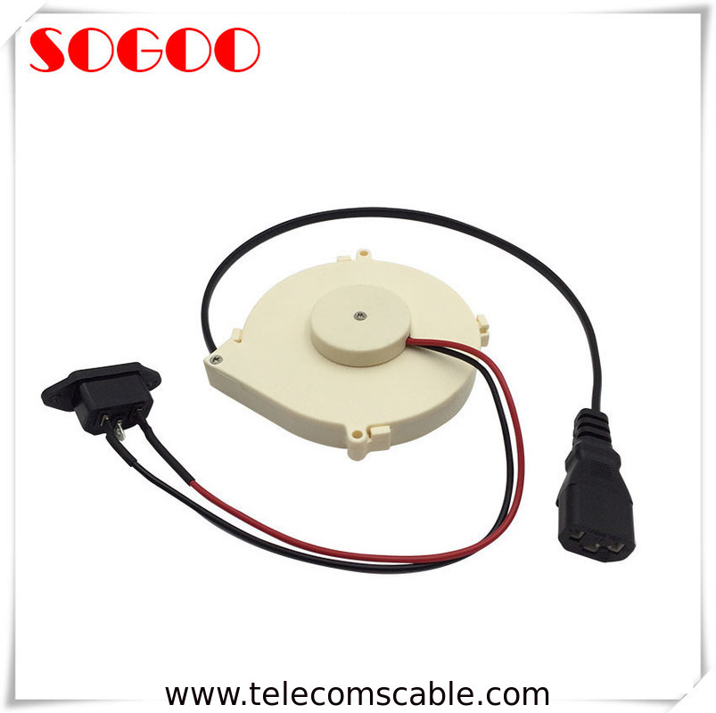 Vacuum Cleaner Cable Assemblies Retractable Power Cord Reel CE Standard