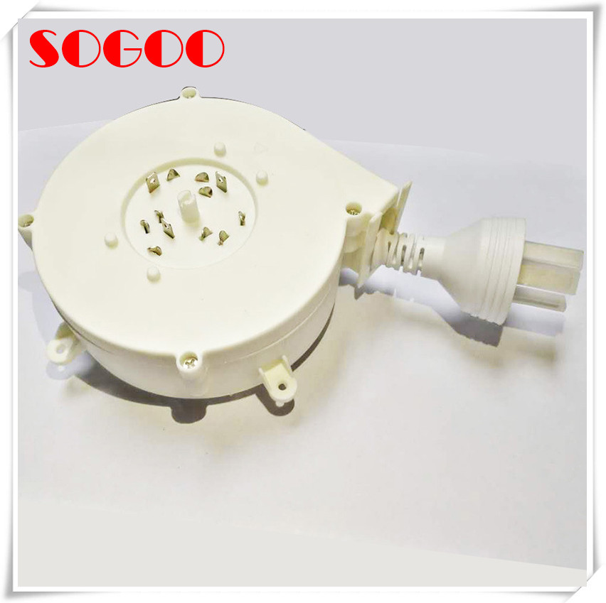 Vacuum Cleaner Cable Assemblies Retractable Power Cord Reel CE Standard
