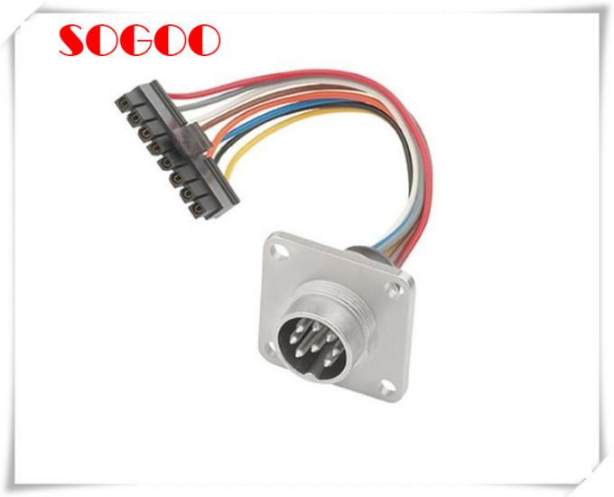 8pin Din AISG Connector M16 Circular Electrical Connectors Straight Plug