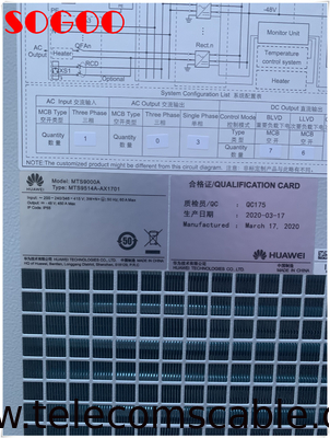 Huawei MTS9514A-AX1701 Integrated Cabinet With Air Conditioning And Power Supply