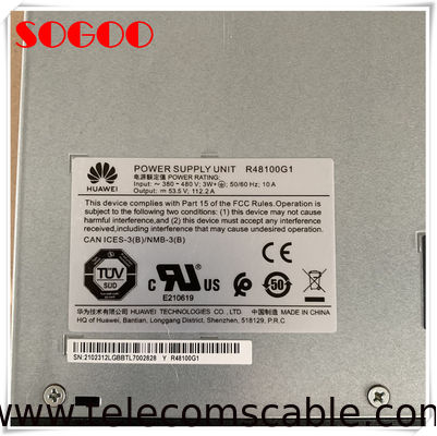 Rectifier Power Feed Cable for Huawei Equipment, 48V DC with Insulated Lugs, Custom Gauge and Length - Huawei R48100G1 48V 100A