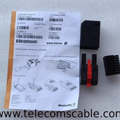 Ericsson SUP 6601 Quick Guide Connector NTB 101 291