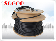Black CPRI Fiber Cabled LC To LC Fiber Cable 75m 60m 45m 40m 10m