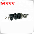 3 Double Holes Feeder Coaxial Clamp For 7/8" Cable M8 Threaded Hole