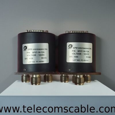 EPX Microwave Inc SP3T-1A-12A DC-12GHz 12V N-RF Coaxial SP3T Switch