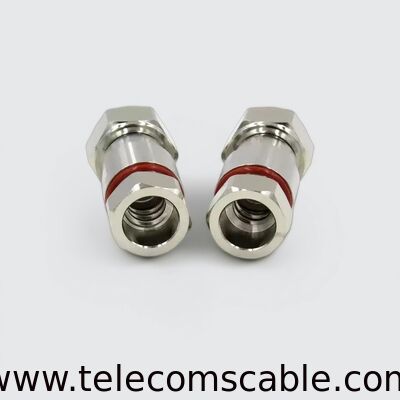 4.3-10 Male Connector for 1/2 inch super-flex feeder cable | RF Coaxial Connector