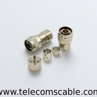 N Male Connector for RG8U/LMR400 | 50 Ohm RF Coaxial Connector