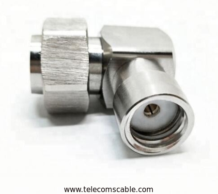 1/2 Feeder Cable Connector 4.3/10 L20 Mini Din Male Plug Right Angle Type