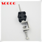 M8 Threaded Hole Feeder Cable Clamp SUS304 PP Rubber For Base Station