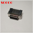 SCSI 64pin Delander connector male female type for telecom cable assemblies