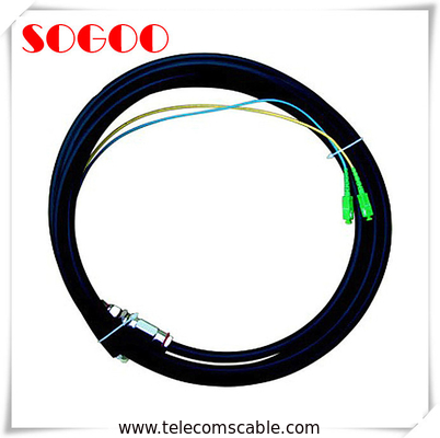 Waterproof Fiber Optic Pigtail Patch Cord 5.0mm Diameter With SC UPC Connector