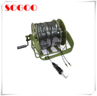 Portable Telecom Outdoor Fiber Patch Cable Military Retractable Tactical Optical Cable Reel