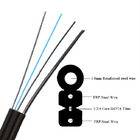 Black Optical Fiber Self Supporting FTTH Drop Cable