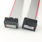 Flexible Flat Ribbon Cable Assembly 2.54mm Pitch Double Row 10Pin Female to Female IDC Connector