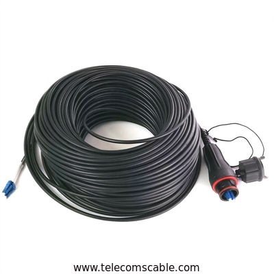 FTTA Waterproof Fullaxs Duplex LC CPRI Armored Fiber Cable