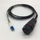 Ip67 LC Compatible Fullaxs Waterproof Fiber Optical Cable