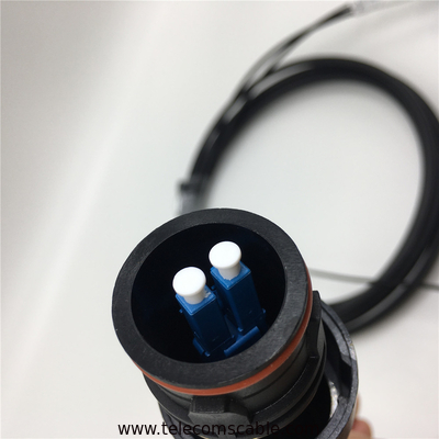 FTTA Waterproof Fullaxs Duplex LC CPRI Armored Fiber Cable