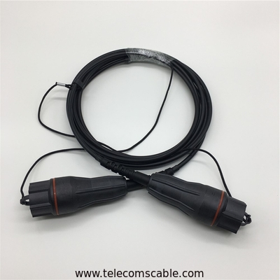 FTTA Waterproof Fullaxs Duplex LC CPRI Armored Fiber Cable