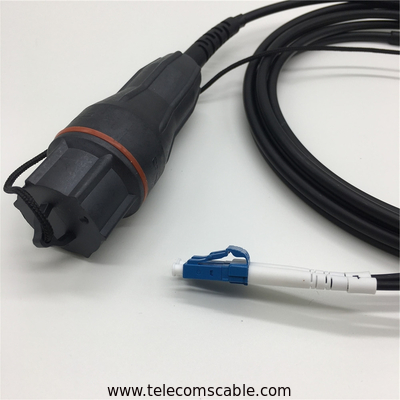 FTTA Waterproof Fullaxs Duplex LC CPRI Armored Fiber Cable