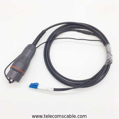 FTTA Waterproof Fullaxs Duplex LC CPRI Armored Fiber Cable