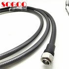 50 OHM RF Jumper Cable Mini Din Male 4.3-10 / 4.3-10 For 1/2  Super Flex Cable