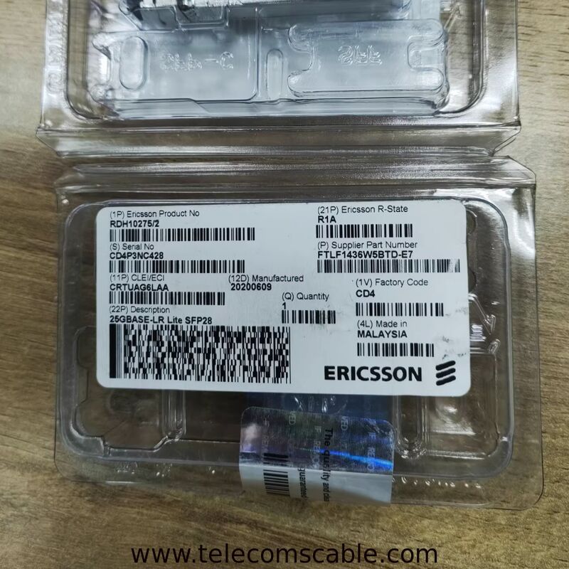 Original Ericsson RDH 102 75/2 & RDH 75/3 25 Gbps Data Transmission Optical Module 5G Module SFP28 Fiber Optical Transceiver