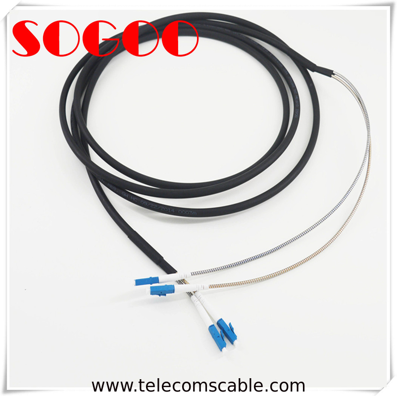 14130641 FTTA Outdoor Fiber Optic Patch Cable Duplex Waterproof LC LC Patch Cord