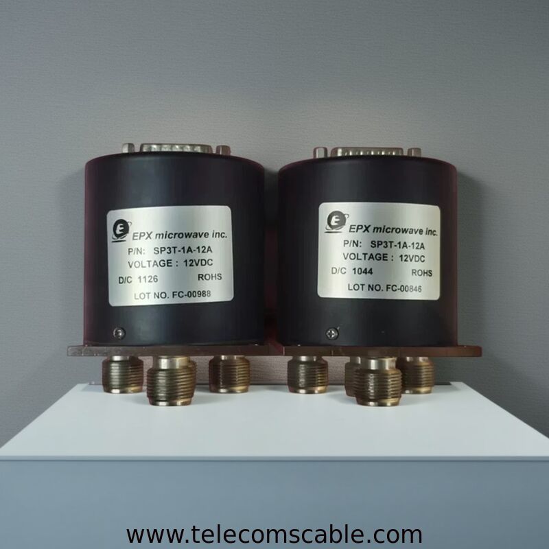 EPX Microwave Inc SP3T-1A-12A DC-12GHz 12V N-RF Coaxial SP3T Switch