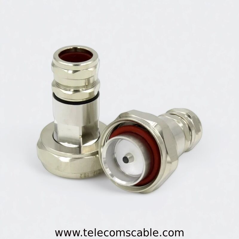 7/16 DIN Male Connector for 1/2 inch super-flex feeder cable | RF Coaxial Connector