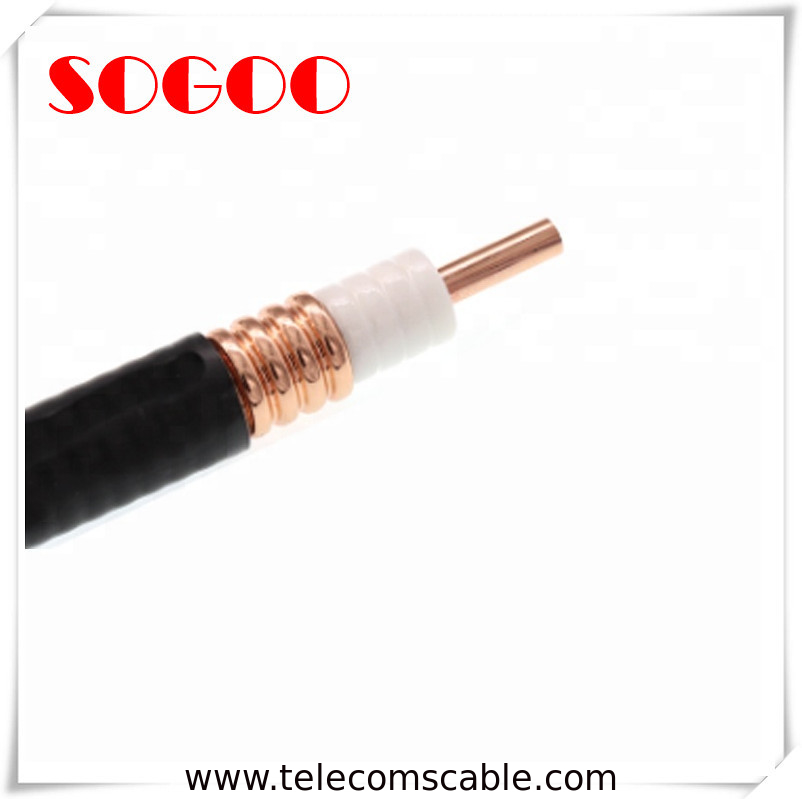 7/8 Corrugated RF Feeder Cable PE Foam And Copper Made With CE Standard