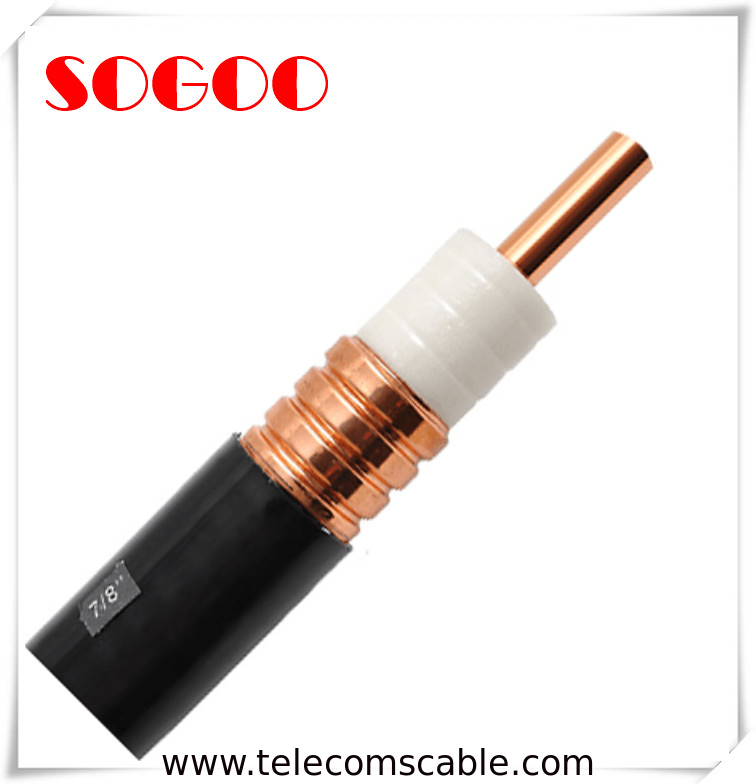 50 Ohm Telecom Insulation RF Feeder Cable 7/8 Coaxial Communication Cable