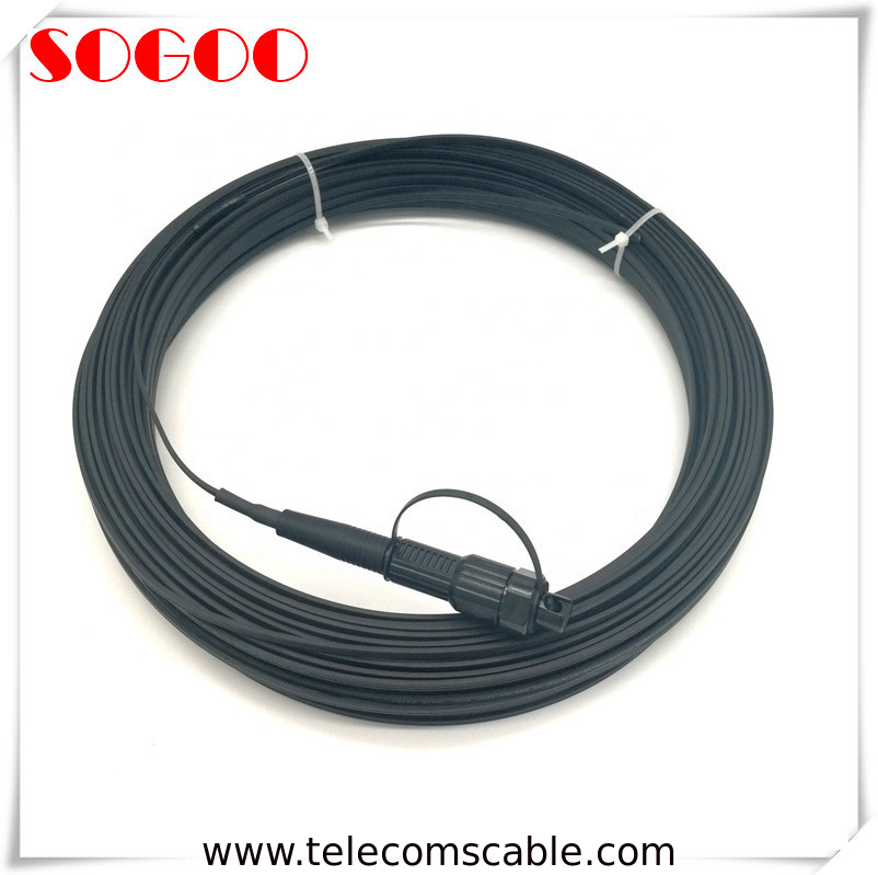 MINI SC CPRI Fiber Cable Waterproof FTTA Patch Cord Environmental Seal Mechanical Protection