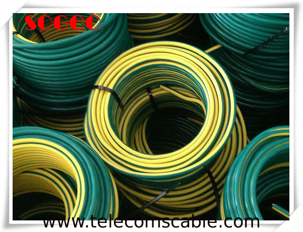 Earth grounding cable  16mm ² for ZTE base Station with Green yellow bare copper
