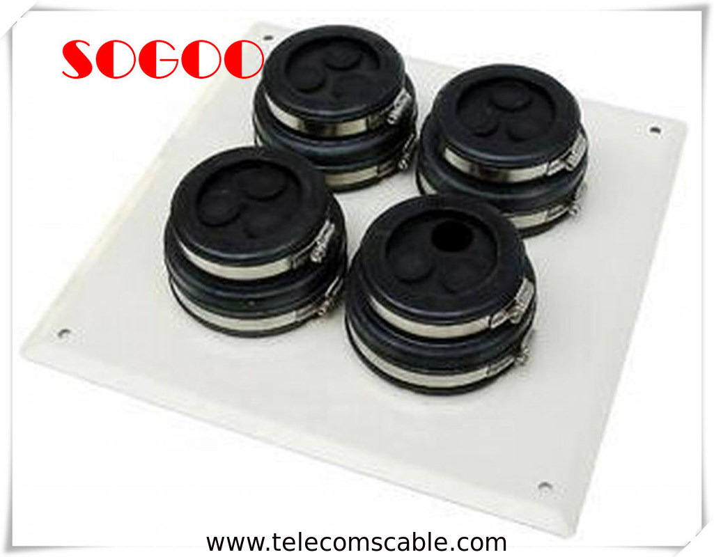400*500mm 6 Holes Cable Entry Boots Aluminum Feeder Window IP65 Waterproof