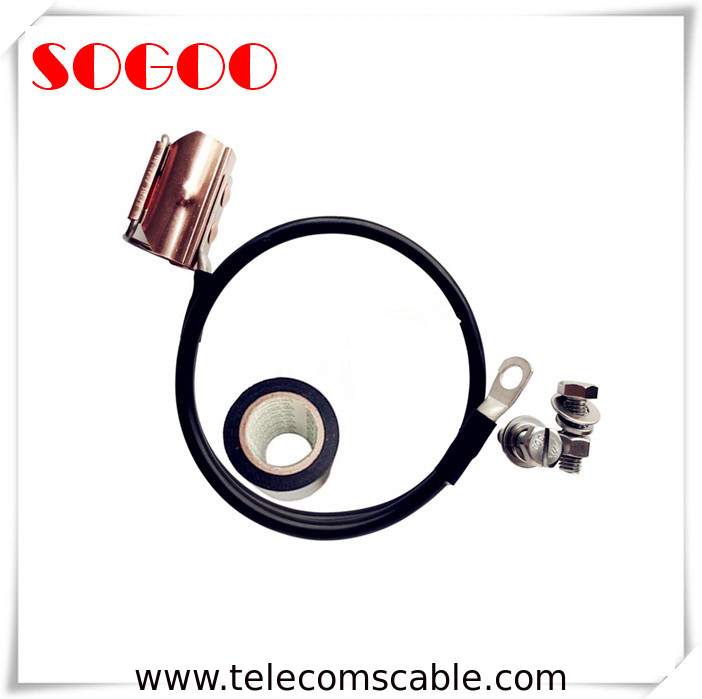 Ring Buckle Type Coaxial Cable Grounding Kit Sus 304 Metal 1 Year Warranty