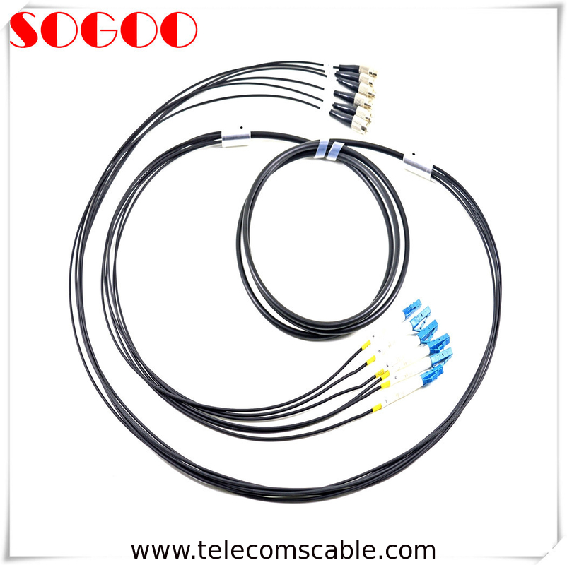 G657A1 Multimode Armored Outdoor Fiber Patch Cable 4 6 8 12 Core High Tensile