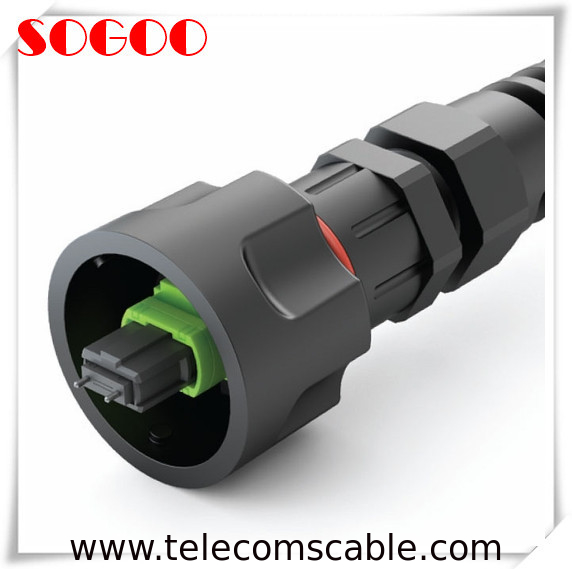 IP67 Rated MPO MTP Ruggedized Fiber Optic Cable Armored Structure For 4G / 5G