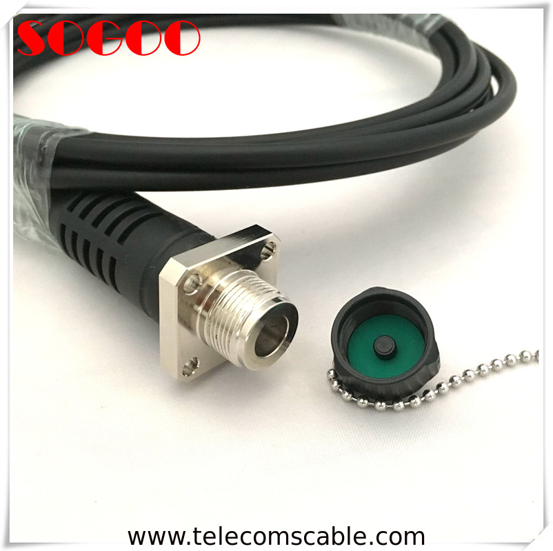 Duplex Fiber Optic Patch Cable IP67 Military Grade ODC To LC/UPC OEM