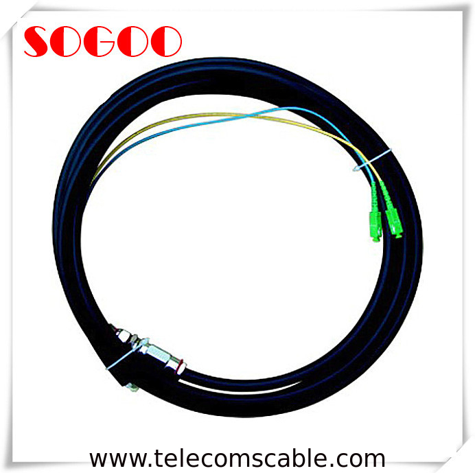 Waterproof Fiber Optic Pigtail Patch Cord 5.0mm Diameter With SC UPC Connector