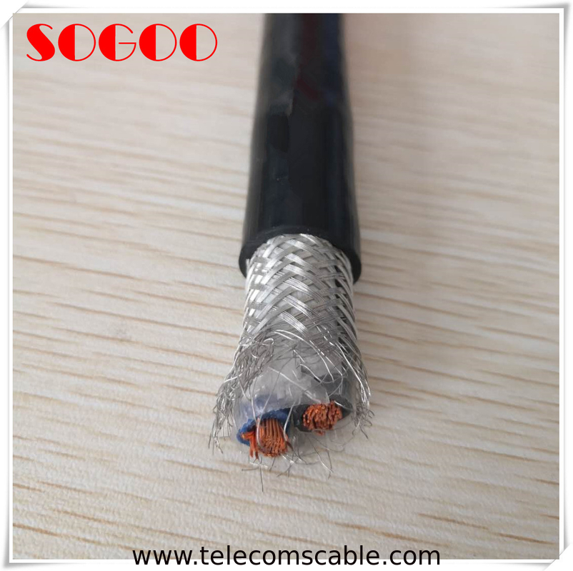 2 Cores 2x12 AWG UL2464 Shielding RRU Power Cable