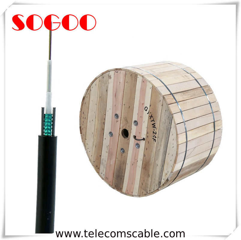 12 Core UV PE GYXTW Direct Burial Armored Cable