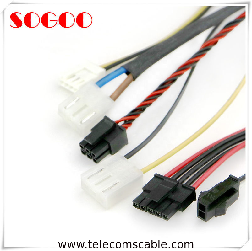 Custom Cable Assembly And Wire Harness with 3 Pin 5 Pin 6 Pin 3.0 Power Connector