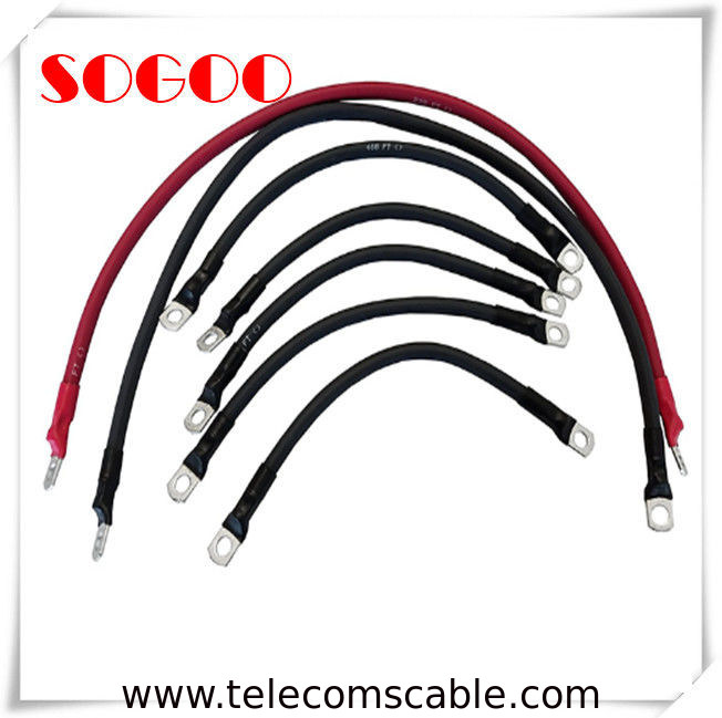 Custom Battery Cable Assemblies For Inverter Golf Cart Car , Scooter