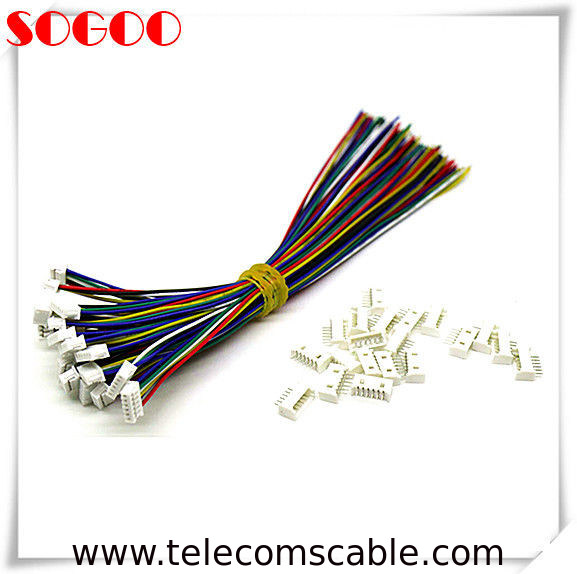 JST Cable Assembly With Micro JST 1.25 T1 6Pin Connector Custom Cable