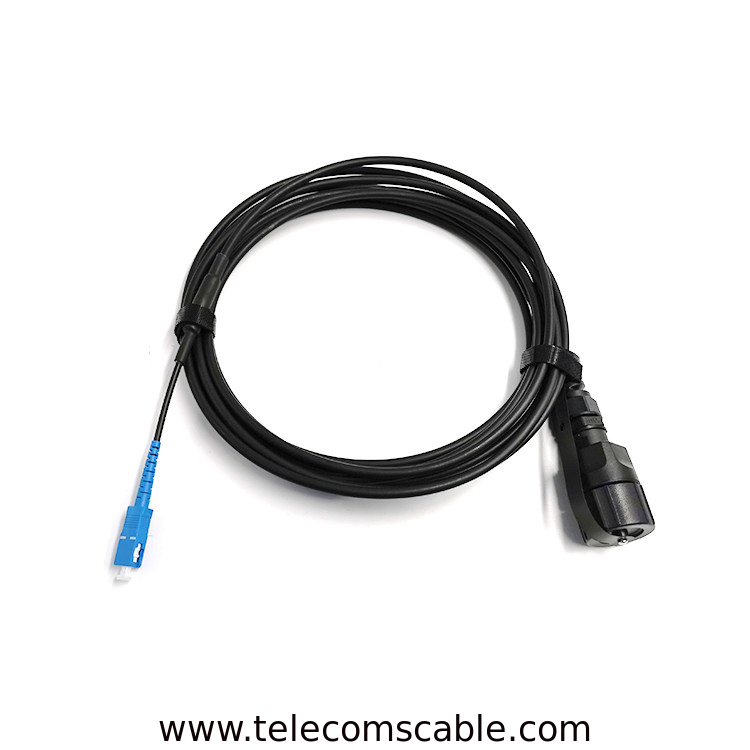 Waterproof CPRI Fiber Cable Armored FTTA SC LC Patch Cord UV Resistant