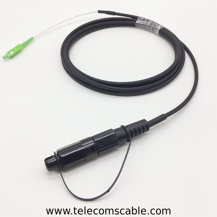 Waterproof SC/APC- MINI SC/APC Fiber Optic Connectors Outdoor FTTA Patch Cord 5.0 Mm Wire Diameter