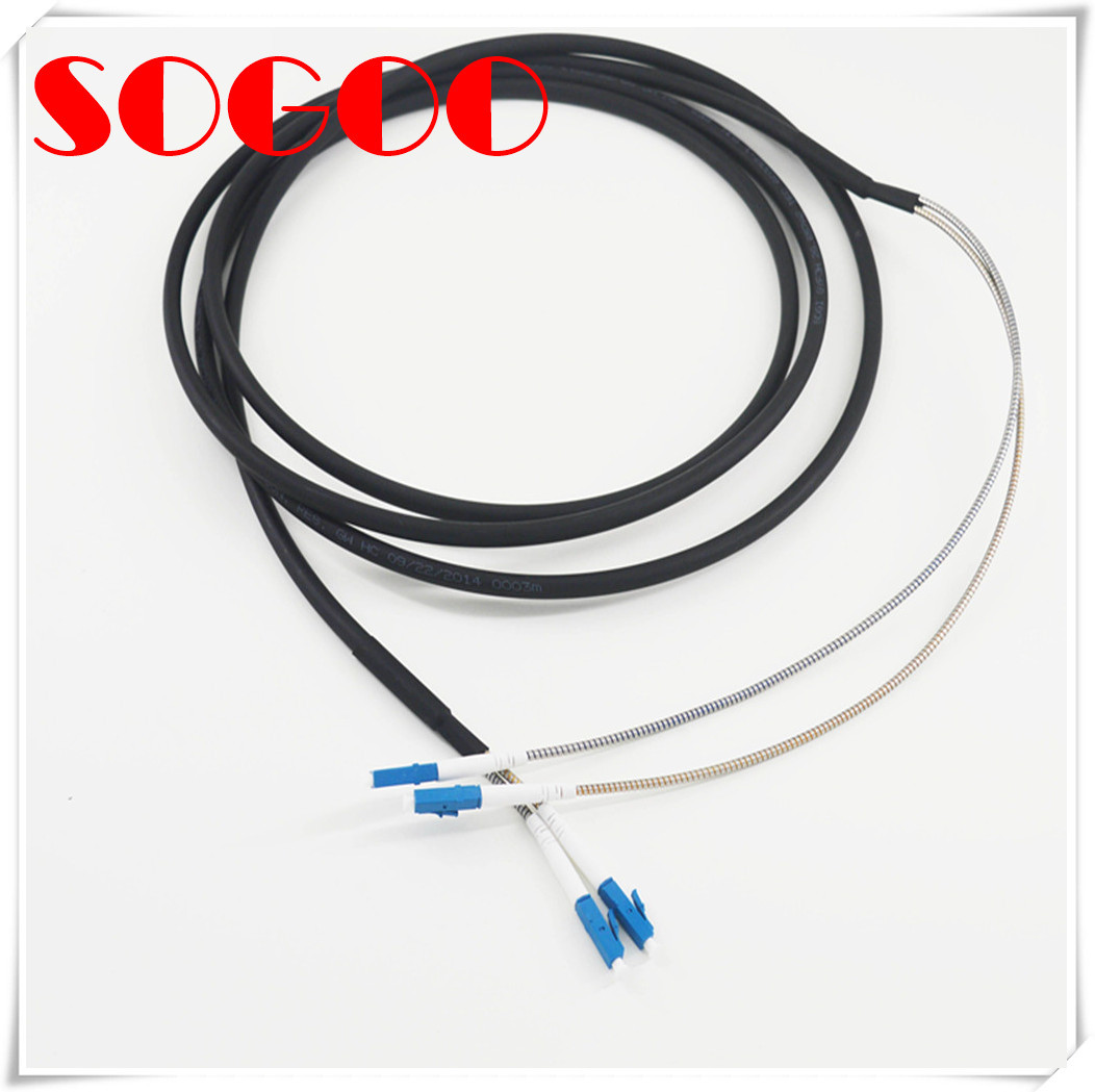 FTTA Outdoor Fiber Optic Patch Cable Duplex Waterproof LC LC Patch Cord