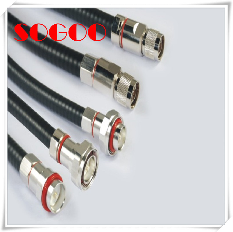 Super Flex Coax Jumper Cables 1/2 Inch With DIN 7/16 Male Connector